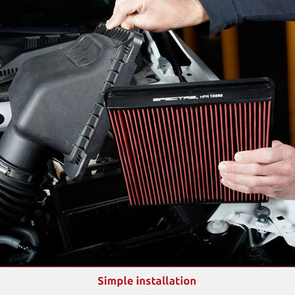 Spectre Universal Clamp-On Air Filter: High Performance, Washable Filter: Round - Image 3