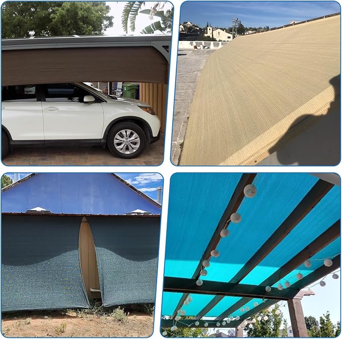 TANG Sun Shade Fabric Roll 8'x97' Shade Cloth - Image 2