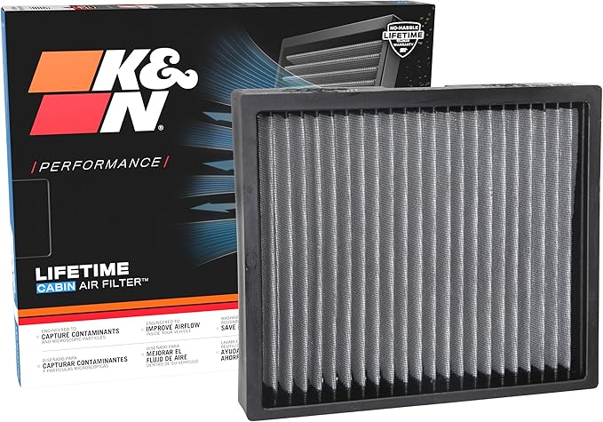 K&N LIFETIME Cabin Air Filter: Premium, Clean Air by KNEngineeringInc