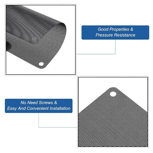 MECCANIXITY 20PCS PC Dust Filter, 140mmx140mm PVC Computer Case Cooler - Image 4
