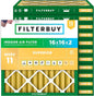 Filterbuy 16x16x2 Air Filter MERV 11 Superior Pet & Allergy Defense, by Filterbuy