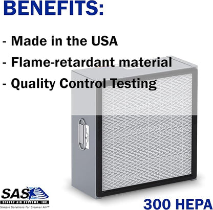 HEPA Filter for Model 300 Sentry Air Systems – MERV 17 Air Filter for Fume - Image 4