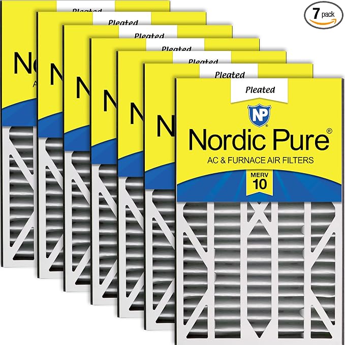 Nordic Pure 16x25x3 MERV 10 Trion Bear Cub 255649-101 Replacement Pleated AC by NordicPure