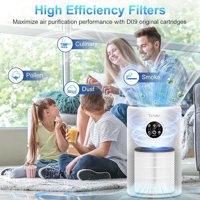 Tailulu D10 Replacement Filter, Air Purifier Filter - Image 7