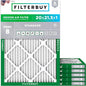 Filterbuy 20x21.5x1 Air Filter MERV 8 Essential Dust & Allergy Defense by Filterbuy