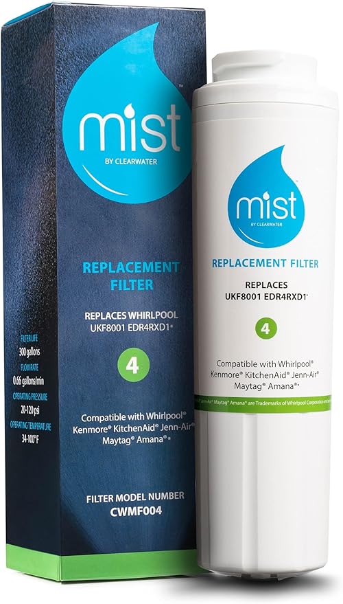 Mist EDR4RXD1 Refrigerator Water Filter Replacement by MistWaterAirFilters