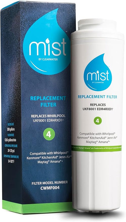 Mist EDR4RXD1 Refrigerator Water Filter Replacement by MistWaterAirFilters