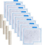 8 Pack Medium Fish Filter Cartridges Replacement Compatible by Unknown