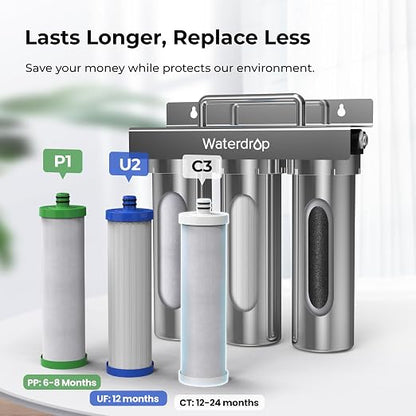 Waterdrop TST-UF-B 0.01 Micron Ultra-Filtration Under Sink Water Filter - Image 9