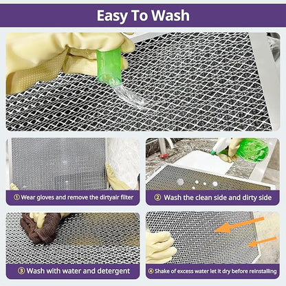 20x30x1 Furnace Filter-MERV8, Washable & Reusable Electrostatic Air Filter - Image 4