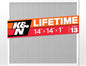 K&N 14X14X1 HVAC Furnace Air Filter, Lasts a Lifetime, Merv 13, the Last HVAC by KNEngineeringInc