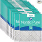Nordic Pure 16x20x1 Pleated MERV 14 Air Filters 24 Pack by NordicPure