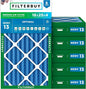 Filterbuy 16x25x4 Air Filter MERV 13 Optimal Smoke & Allergy Defense, by Filterbuy