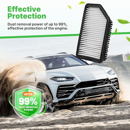 Engine+Cabin Air Filters Fit for 2014 2015 2016 2017 2018 2019 Kia Soul L4 1.6L - Image 3