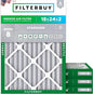 Filterbuy 18x24x2 Air Filter MERV 8 Essential Dust & Allergy Defense, by Filterbuy