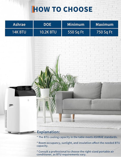 GarveeLife 14, 000 BTU Portable Air Conditioners - Image 6