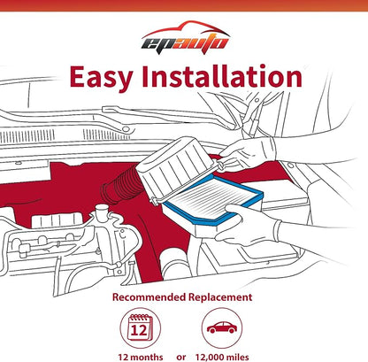 EPAuto GP888 Diesel Engine Air Filter Compatible - Image 4