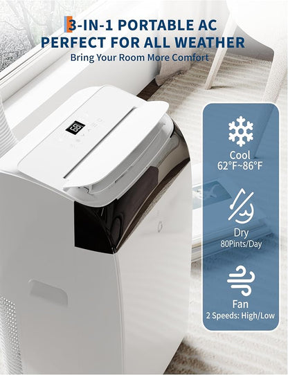 GarveeLife 12, 000 BTU Portable Air Conditioners - Image 4
