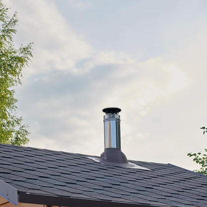 DuraVent DuraPlus 15 Inch Triple Wall Stainless Steel Round Chimney Cap - Image 9