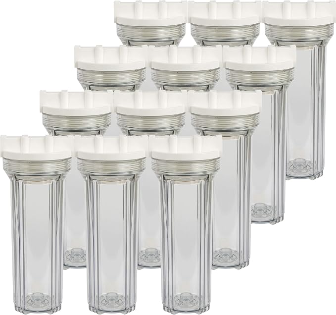 SpiroPure Clear Water Filter Housing 10 inch / 2.5 x 10 / 158117 Transparent by SpiroPure