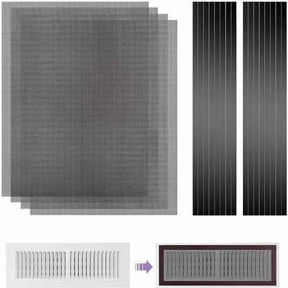 4 Pack 40cm x 30cm Magnetic Floor Vent Cover by YSSHUI