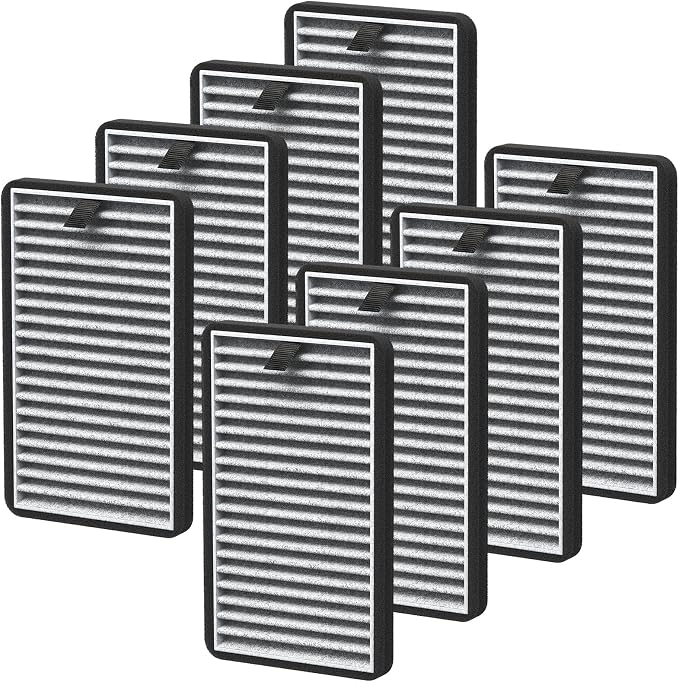8 Pack For DSTx HEPA + Carbon Filters Replacement Compatible by JORAIR