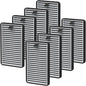 8 Pack For DSTx HEPA + Carbon Filters Replacement Compatible by JORAIR