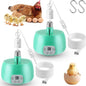 Enhon 2 Sets Chicken Coop Heater, Timing Heat Lamp by Clickhere