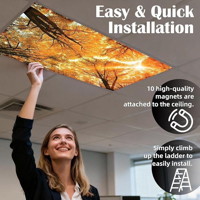 4 Pcs Fluorescent Light Covers - Image 4
