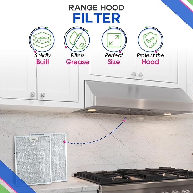 Bagean Stove Hood Vent Filter 11.81" x 16.25" BPPFA30 Compatible - Image 2