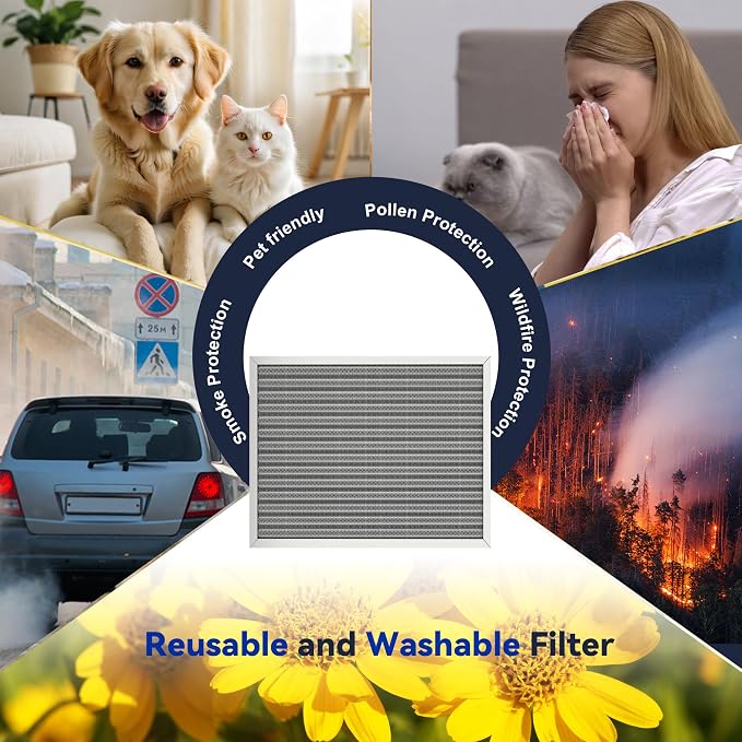 14x25x1 Reusable Air Filter, Electrostatic, Washable Lasts a Lifetime, Breathe - Image 7