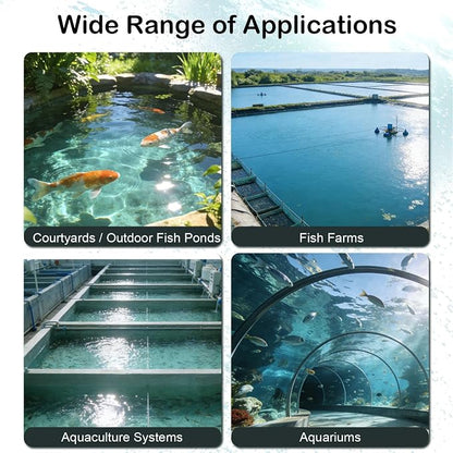 Koi Pond Rotary Drum Filter 3000GPH 220V, Fully Automatic Self-Cleaning Filter - Image 7