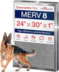 24x30x1 Electrostatic Air Filter, MERV 8, Reusable Furnace AC/HVAC Filter by LifeSupplyUSA