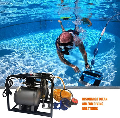 110V 1100W for Scuba Hookah Diving Air Compressor 115 PSI Electronic Pump - Image 8