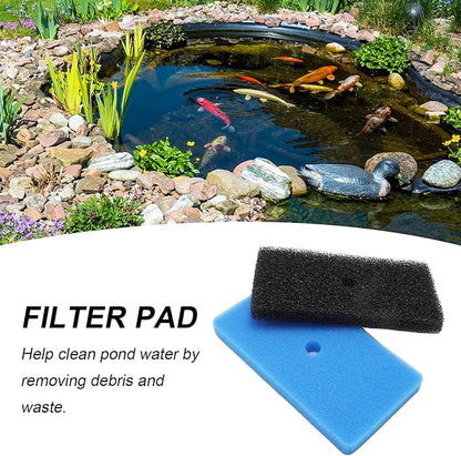 MDEOOSKY 4 Sets Pond Filter Sponge Pads, Coarse and Fine Filter Media - Image 6
