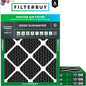 Filterbuy 14x20x1 Air Filter MERV 10 Odor & Allergy Defense by Filterbuy