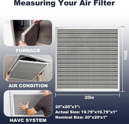 20x20x1 Reusable Air Filter, Electrostatic, Washable Lasts a Lifetime, Breathe - Image 5