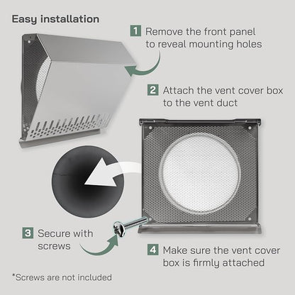 Vent Systems 8" Inch Air Supply Vent Cover - Image 4