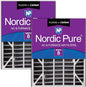 Nordic Pure 20x25x5 Air Bear AC Filter Replacement MERV 8 Plus Carbon 2 Pack by NordicPure
