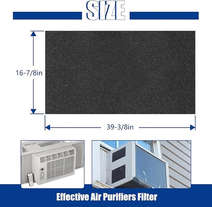 Cut to Fit Foam Pad Pre Filter, Air Purifiers Filter Replacement, Compatible - Image 2
