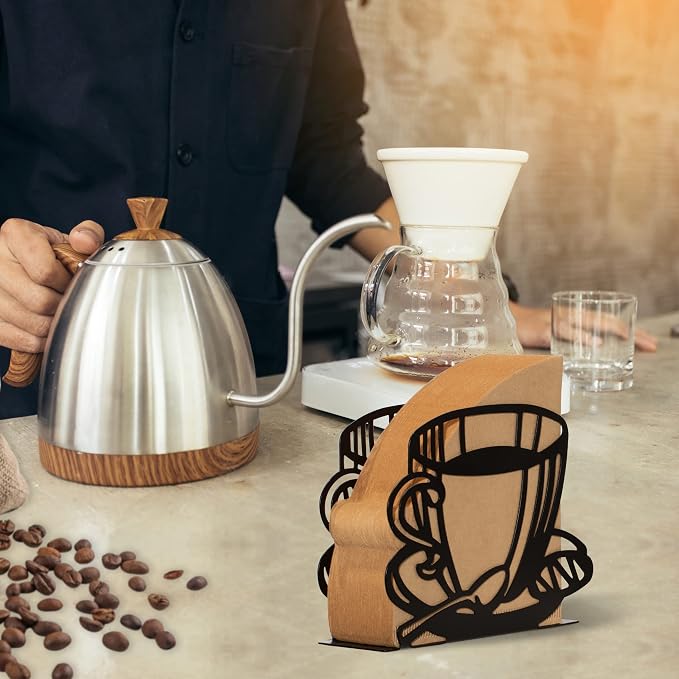 1 PCS Coffee Filter Holder, Coffee Paper Storage Rack Coffee Filter Paper - Image 6