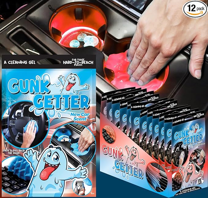 Cleaning Gel for Those Hard to Reach Places, Automotive Cup Holder Electronic by GunkGetter