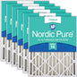 Nordic Pure 20x20x4 Pleated MERV 14 Air Filters 6 Pack by NordicPure