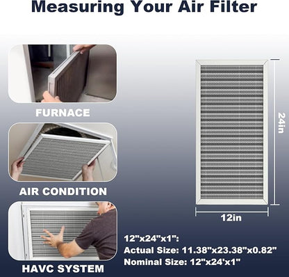12x24x1 Reusable Air Filter, Electrostatic, Washable Lasts a Lifetime, Breathe - Image 6