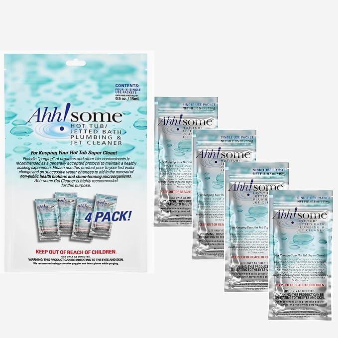 Ahh-Some - Hot Tub Cleaner & Purge Packet | Clean Pipes, Jet Line & Jets Gunk - Image 2