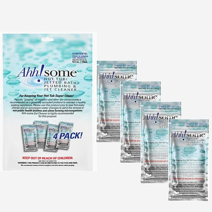 Ahh-Some - Hot Tub Cleaner & Purge Packet | Clean Pipes, Jet Line & Jets Gunk - Image 2