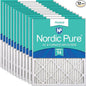 Nordic Pure 16x25x1 Pleated MERV 14 Air Filters 12 Pack by NordicPure