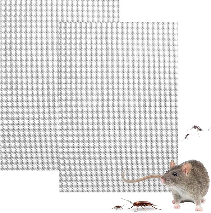 Stainless Steel Woven Wire Mesh, 304 Insect Screen, 30 Mesh Window Grid - Image 3
