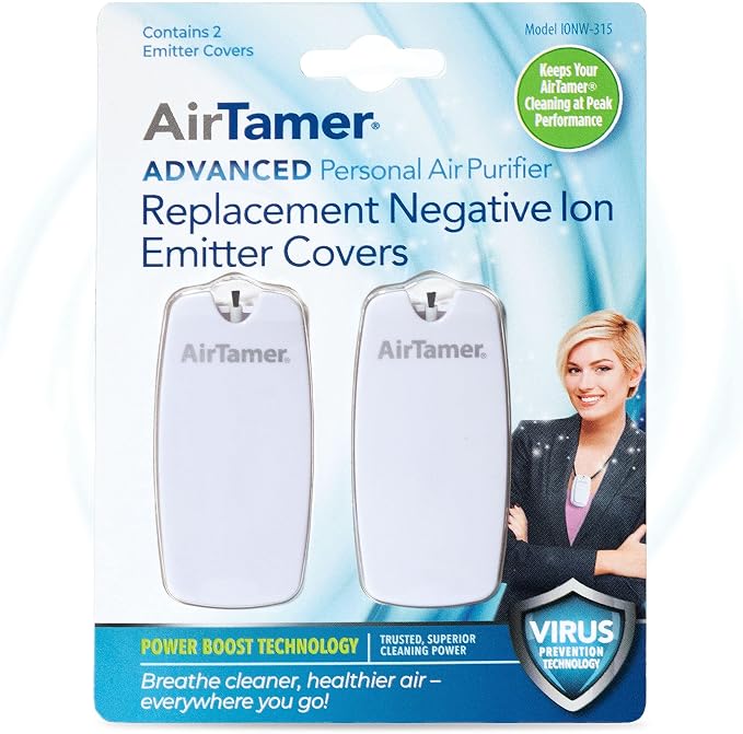 AirTamer Advanced Personal Air Purifier Replacement Negative Ion Emitter Covers by AirTamer