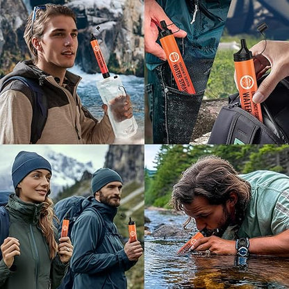 Emergency Water Filter Straw, Personal Survival Water Filtration System - Image 6